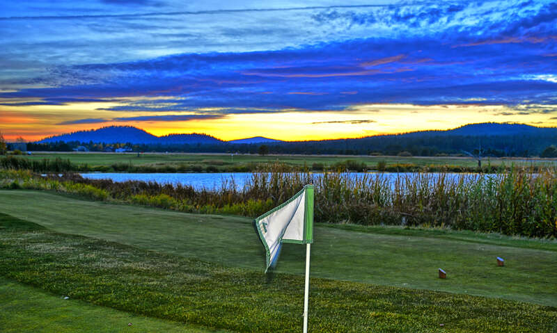 The last of the sunset photos at the Meadows Golf Course at the Sunriver Resort in Central Oregon.