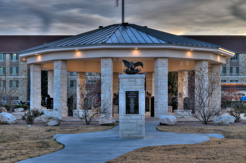Memorial to the 13 victims of the Nov. 5, 2009 shooting at Fort Hood
