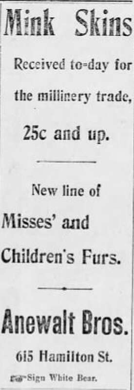 Anewalt Brothers Newspaper Ad