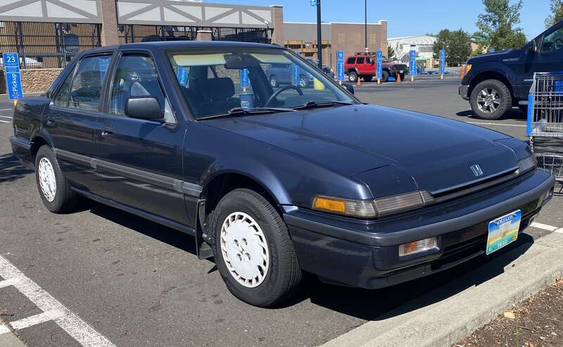 1988 Honda Accord photographed in Medford, Oregon.