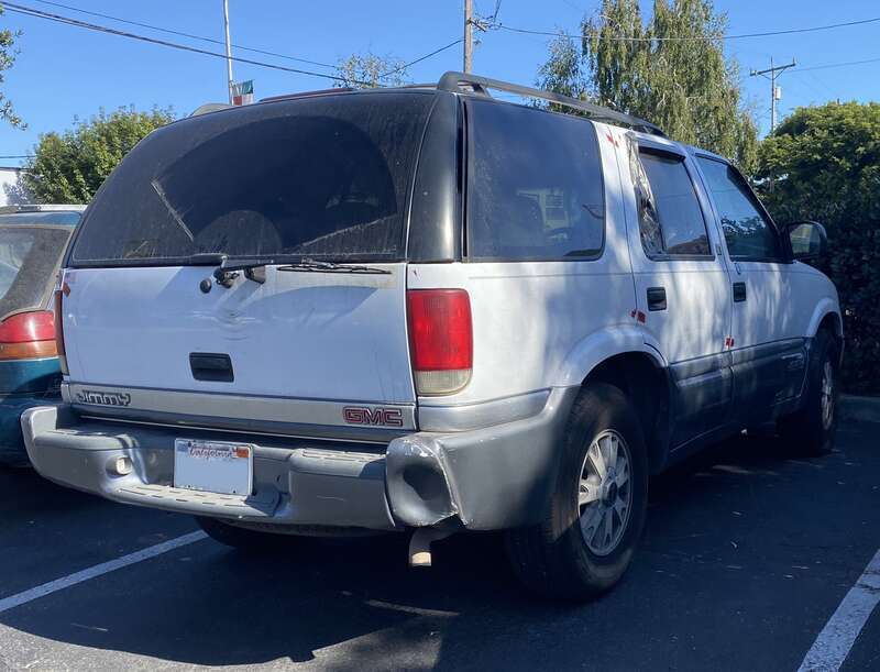 1999 GMC Jimmy photographed in Santa Cruz, California.