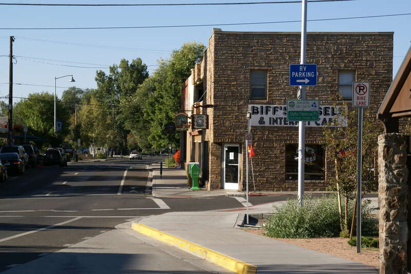 Beaver Street in Flagstaff, Arizona, USA