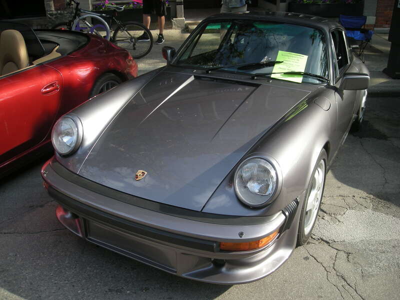 A 1986 Porsche Carrera at the 2014 Rolling Sculpture Car Show in Ann Arbor, Michigan (United States).