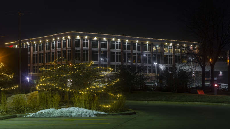 Looking south from the parking lot at Cherapa Place.
