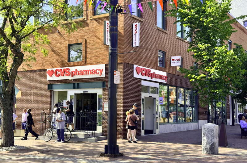 A CVS Pharmacy on Church Street in Burlington, Vermont