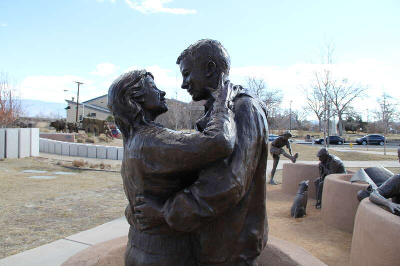 Albuquerque Museum sculptures, NM USA
