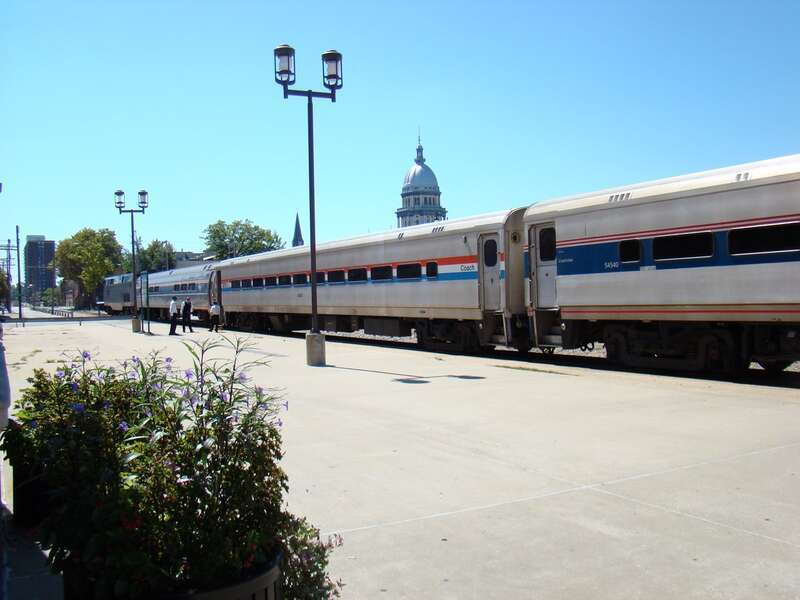 Amtrak's Ann Rutledge at Springfield, IL.