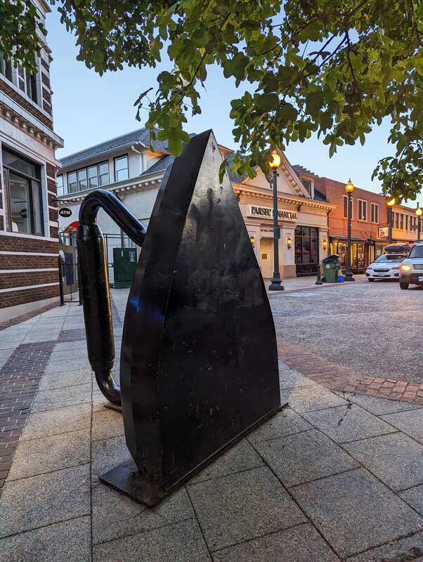 Downtown - Asheville Iron Sculpture