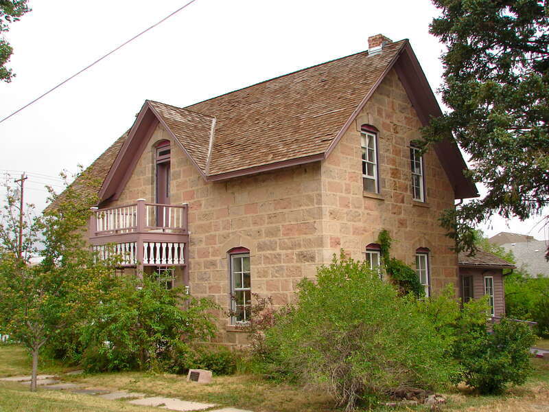 Benjamin Hammar House on the NRHP since February 3, 1993. At 203 Cantril St., Castle Rock, Colorado
