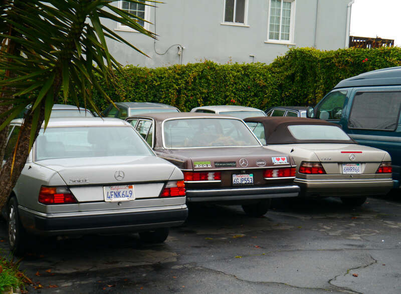 Paradise on earth...?
- 1990 Mercedes-Benz 300E saloon.
- 1981-1985 Mercedes-Benz 300D Diesel saloon.

- 1995 Mercedes-Benz E320 convertible.