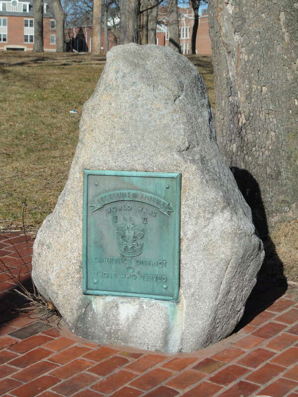 Monument in Lawrence, Massachusetts, USA.