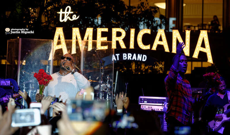 Boyz II Men performing live at The Americana at Brand in Glendale California on Monday October 20th, 2014. This was their &quot;Collide&quot; album release show.