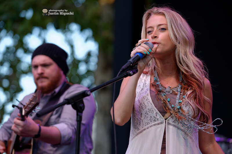 Brooke Eden performing live at The Grove in Los Angeles California on Wednesday July 15th, 2015. Brooke opened for Gloriana as part of The Grove's free annual Summer Concert Series presented by Citi.