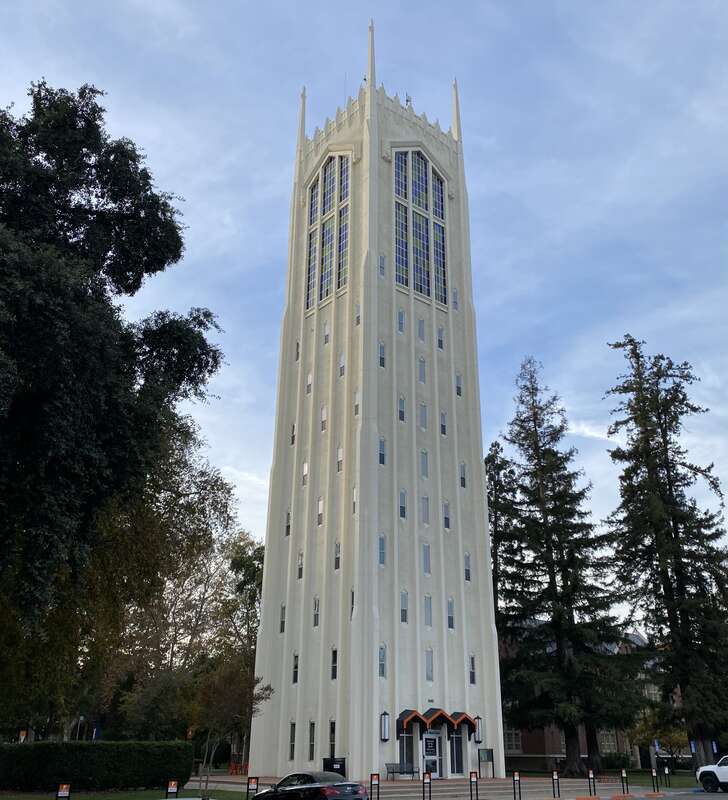 Burns Tower at the University of the Pacific