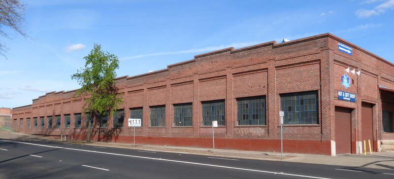 The historic Calpak Plant No. 11 (built 1925), located at 1721 C Street in Sacramento, California, United States, is listed on the US National Register of Historic Places. As of the photo date, it is an almond-processing plant for the Blue Diamond