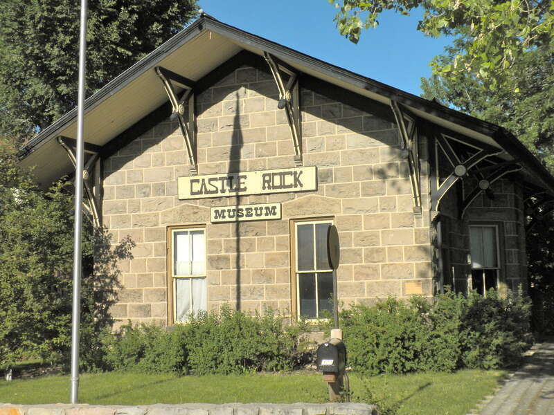 Castle Rock Depot in Castle Rock Colorado on the NRHP since October 11, 1974	. At 420 Elbert St., Castle Rock and has been moved from original position. Now used as a museum