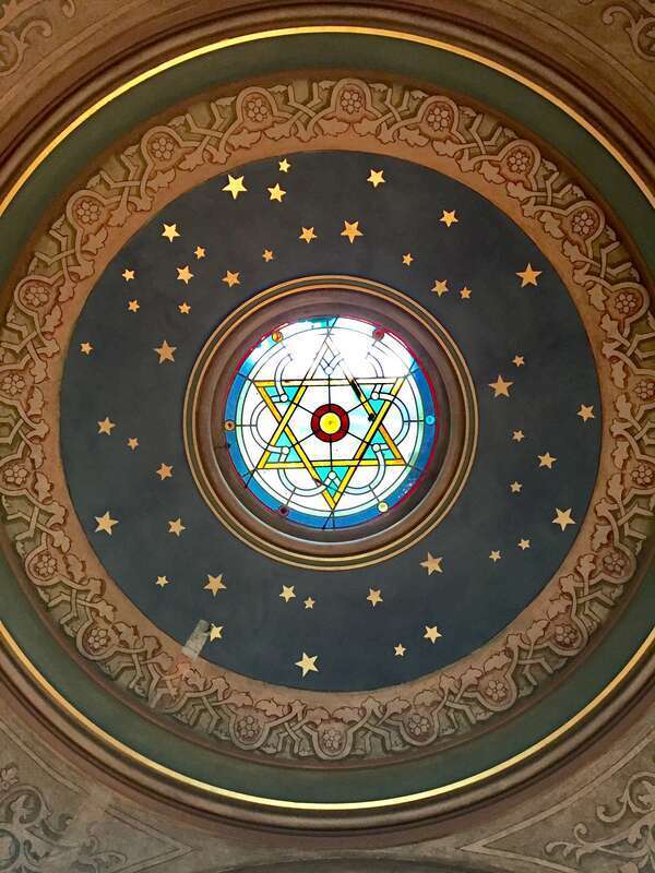 Ceiling Dome Detail 
Eldridge Street Synagogue