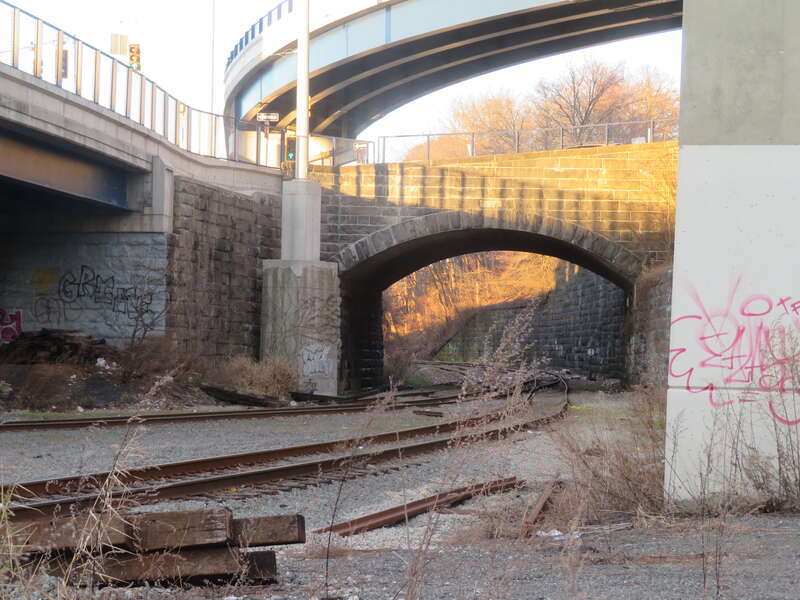 The 1904-built Central Street tunnel in Fall River in December 2021