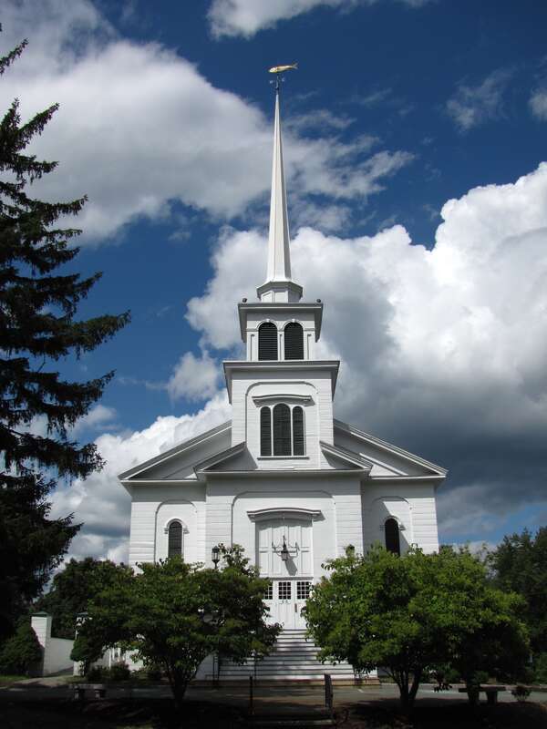 Middleton Congregational Church, 66 Maple Street, Middleton Massachusetts - Built in 1859 -  www.middleton.org