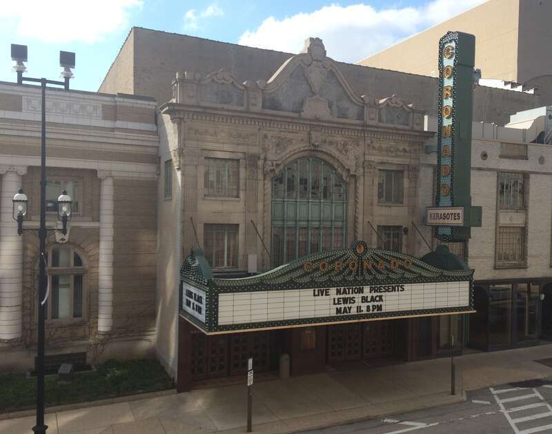 Coronado Theater on N Main St in Rockford, IL