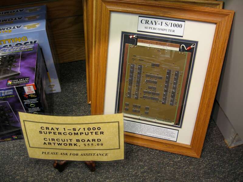 Cray 1-S/1000 supercomputer circuit board artwork
