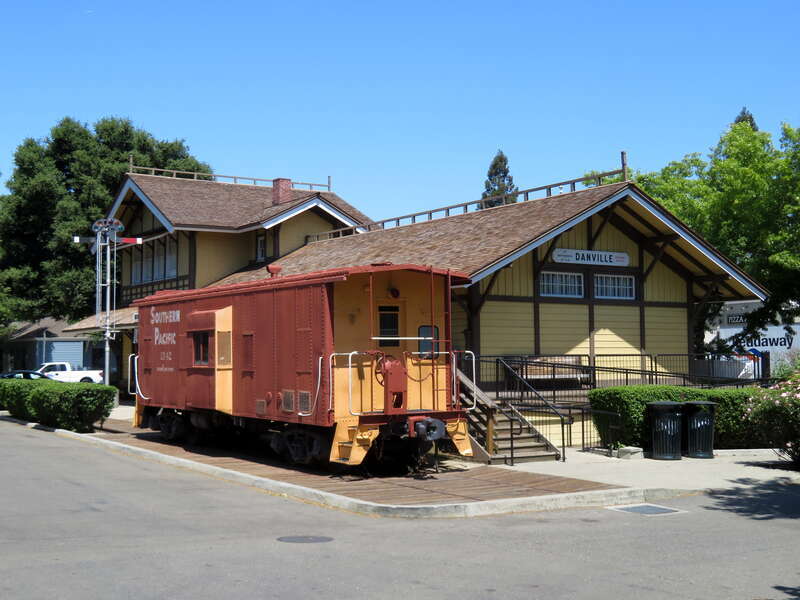 Museum of the San Ramon Valley (the former Danville station) in May 2019