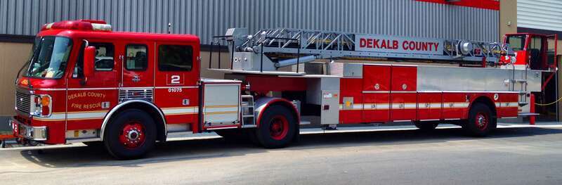 DeKalb County (Georgia) Fire Truck, Brookhaven, April 2012