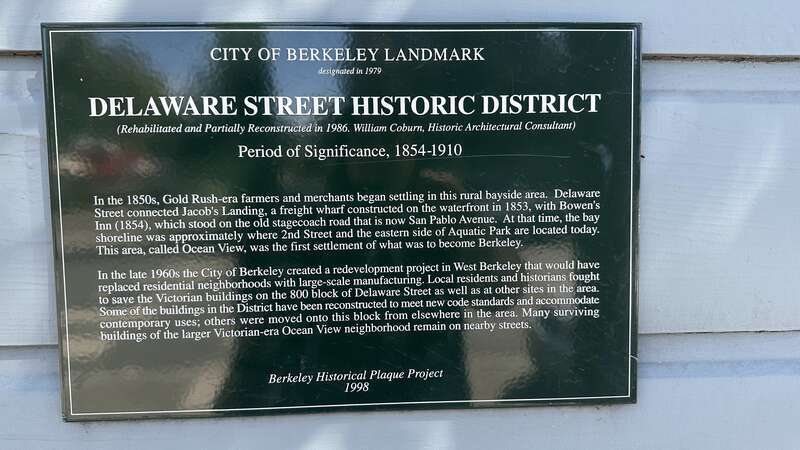 Delaware Street Historic District (2023), Berkeley, California