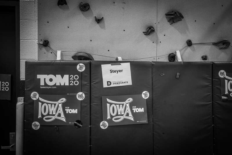 Some snaps from my home precinct - Des Moines 61 - as people gathered for the 2020 Democratic caucus, held at Merrill Middle School. In the interest of full disclosure the candidate I was supporting, U.S. Senator Amy Kloburchar, actually won my