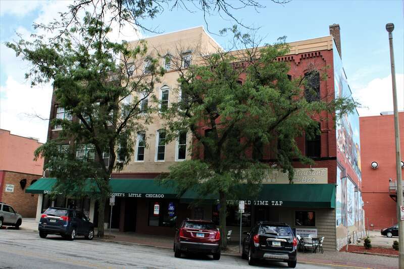 Buildings in the Downtown Rock Island Historic District in Illinois.