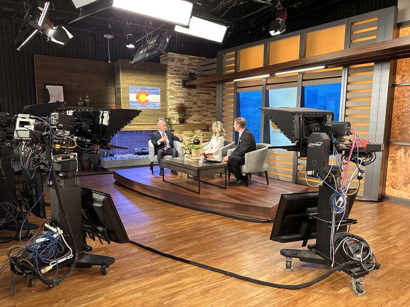 Dr Lee Moorer on Good Day Colorado for an interview for Castle Rock Mens Health
