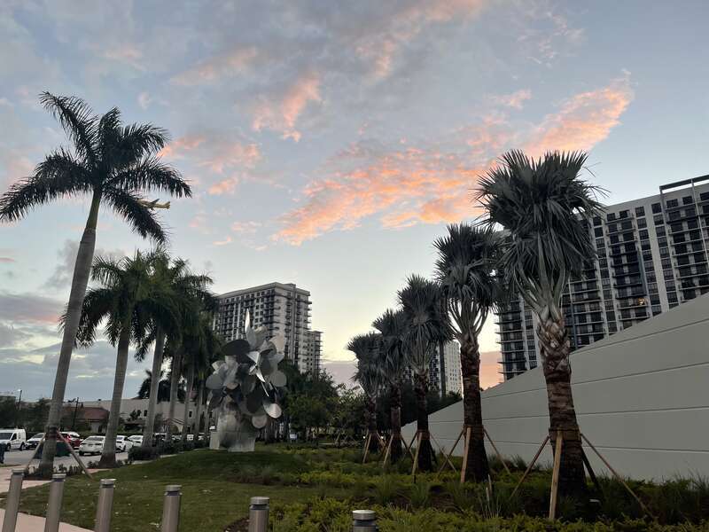 Downtown Doral, from the city's cultural arts center
