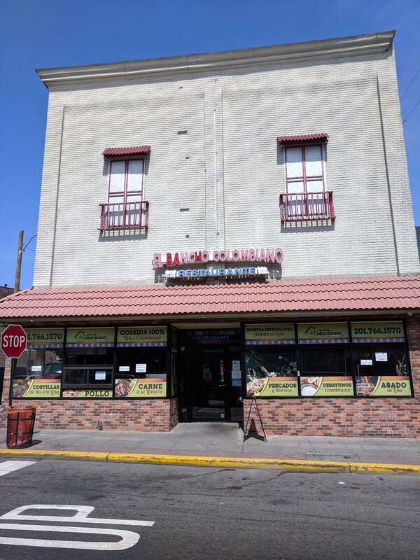 El Rancho Colombiano Restaurant on Bergenline Avenue in Union City, New Jersey.