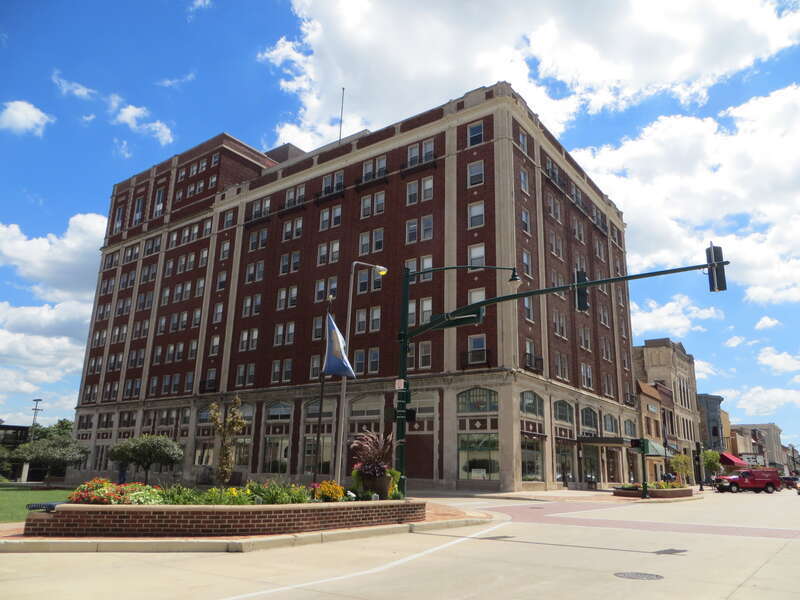 500 South Main Street (Hotel Elkhart), in Elkhart, Indiana, United States.