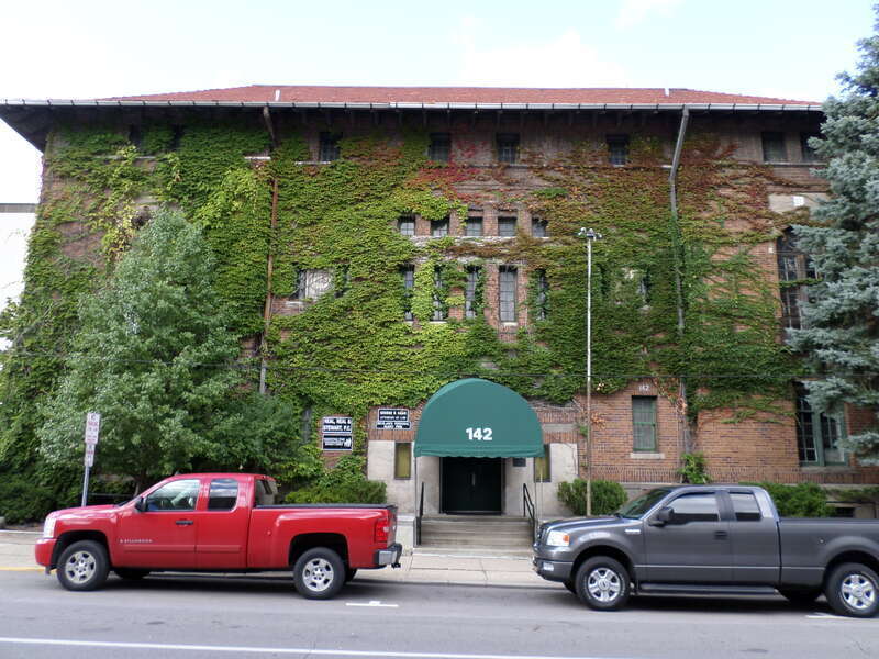 The Elks Lodge Building, located at 142 W. 2nd St, Flint, MI.