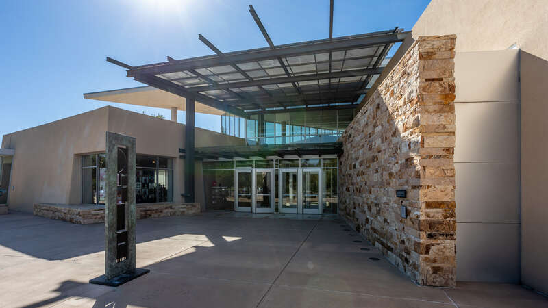 Entrance to the Albuquerque Museum of Art and History