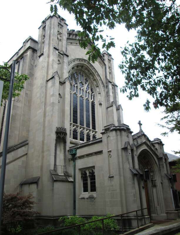 The Episcopal Chapel of St. John the Divine at 1011 S. Wright Street in Champaign, Urbana. Planned in 1925, construction halted in 1929 because of the Depression, addition built in 2008 by IGW Architecture. (Source: [1])