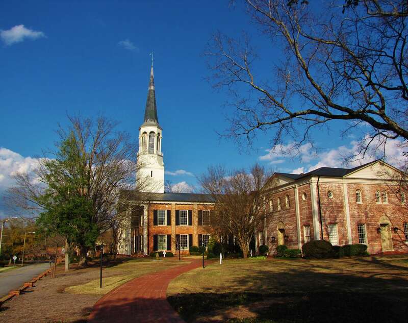 First Presbyterian Church of Fayetteville was founded in 1800. It is on Ann Street in downtown.