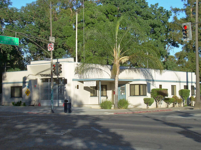 Fire Station No. 8, Santa Clara &amp;amp; 17th Sts., San Jose, California.