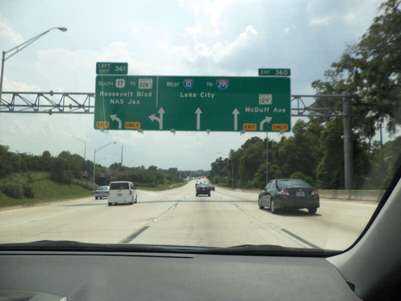 Florida I10wb Exit 361, Jacksonville, Duval County, Florida