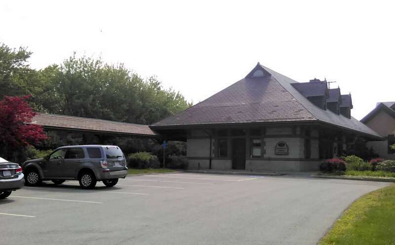 The former Westborough station in May 2016