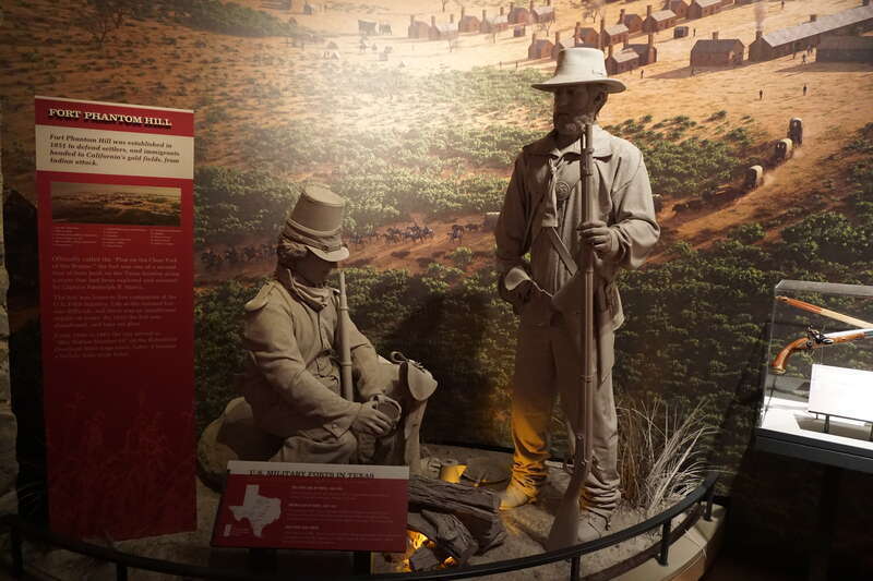 The Military on the Frontier exhibit at Frontier Texas! in Abilene, Texas (United States).