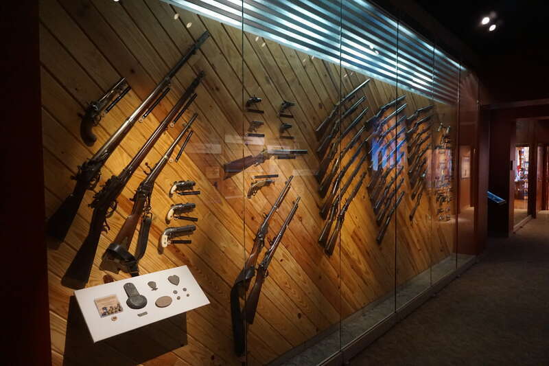 The Guns of the West exhibit at Frontier Texas! in Abilene, Texas (United States).
