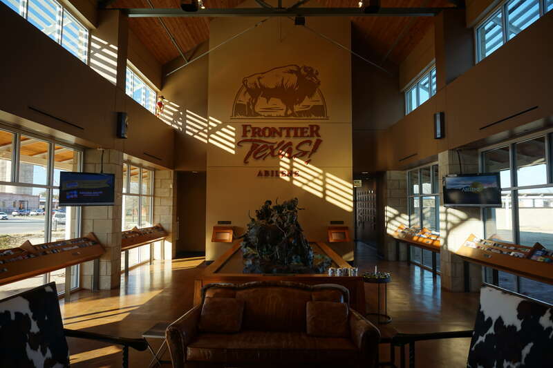 The interior of Frontier Texas! in Abilene, Texas (United States).