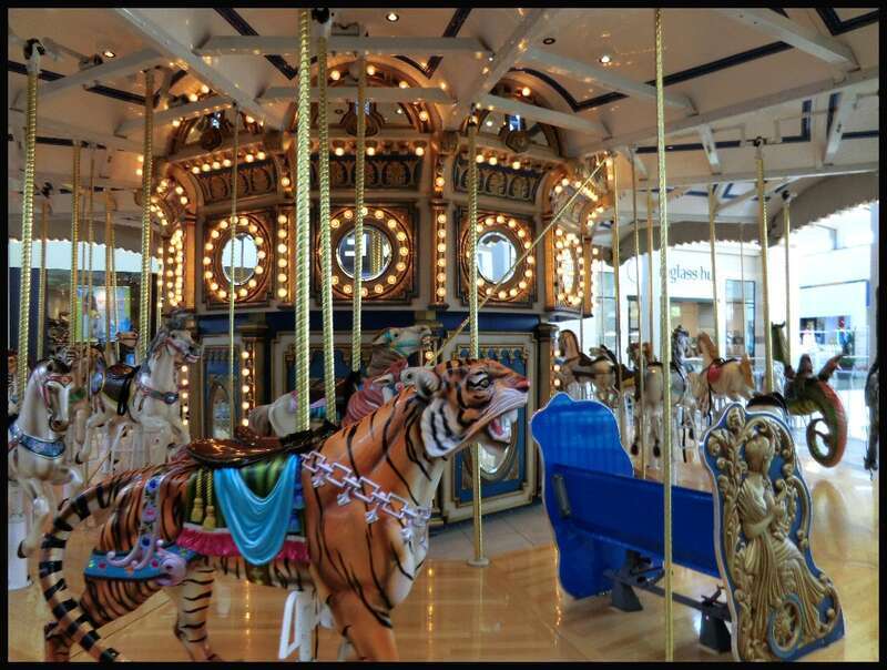 Galleria carousel, Roseville, CA