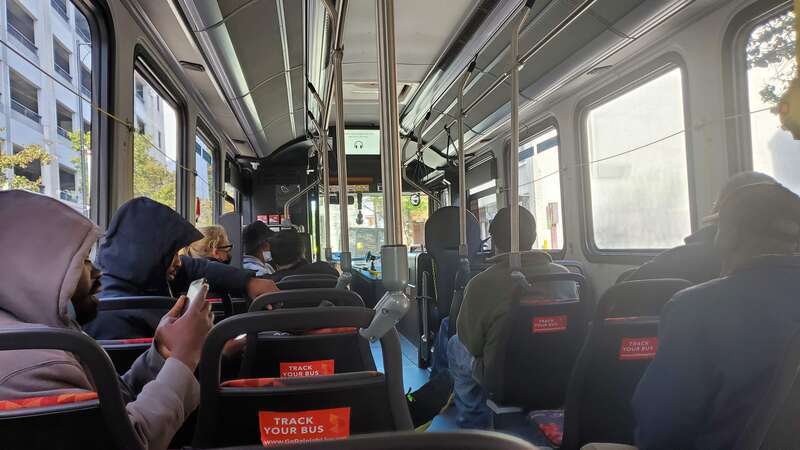 Onboard 2021 Proterra ZX-5 #2101 operating on GoRaleigh's 6 route.