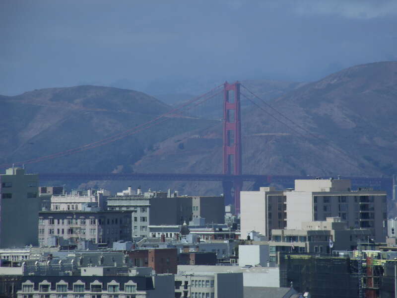 Golden Gate Bridge From Hilton Union Square