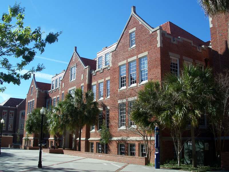 Anderson Hall, part of the University of Florida Campus Historic District
