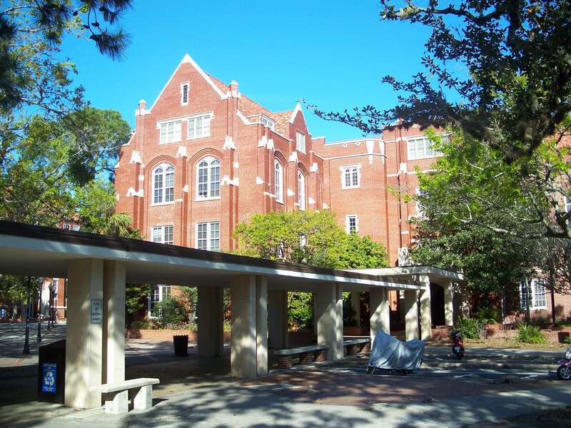 Library East, part of the University of Florida Campus Historic District