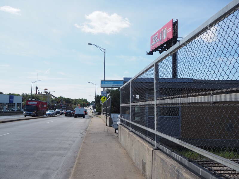 Main entrance at Harlem